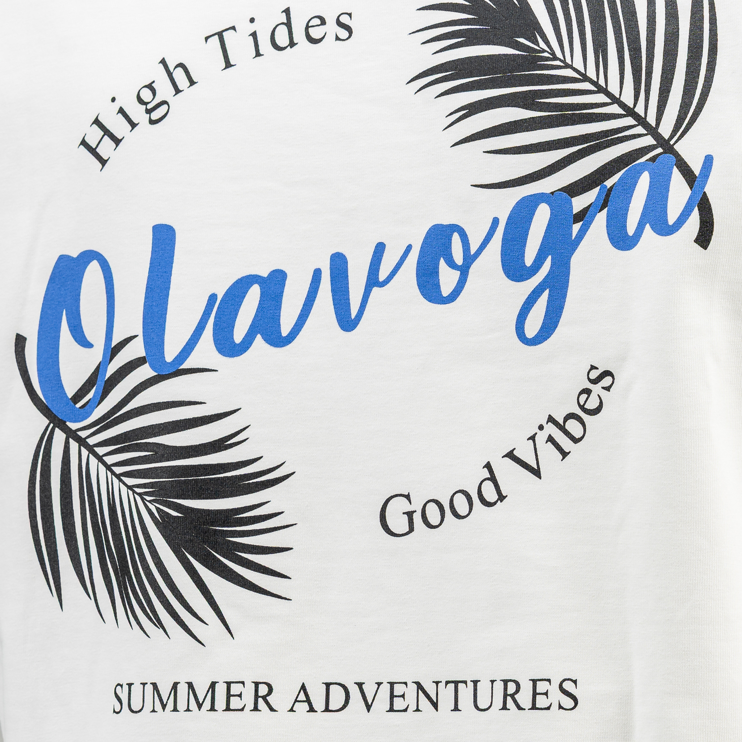 T-shirt męski PALM WAVE 2025 Ecru