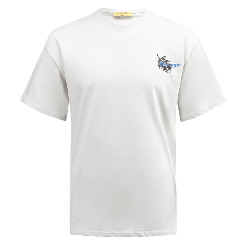 T-shirt męski PALM WAVE 2025 Ecru