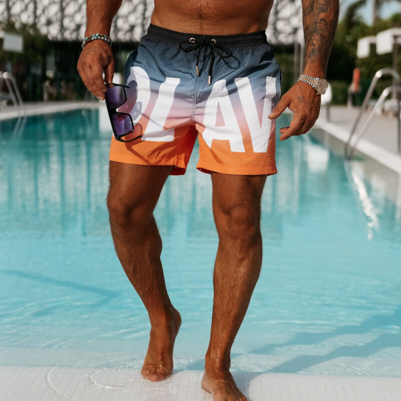 Kąpielówki męskie ACTIVITY 2025 Pomarańczowe