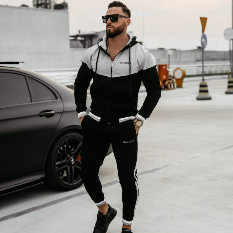 Komplet męski DUNES 2025 Czarno-Szary