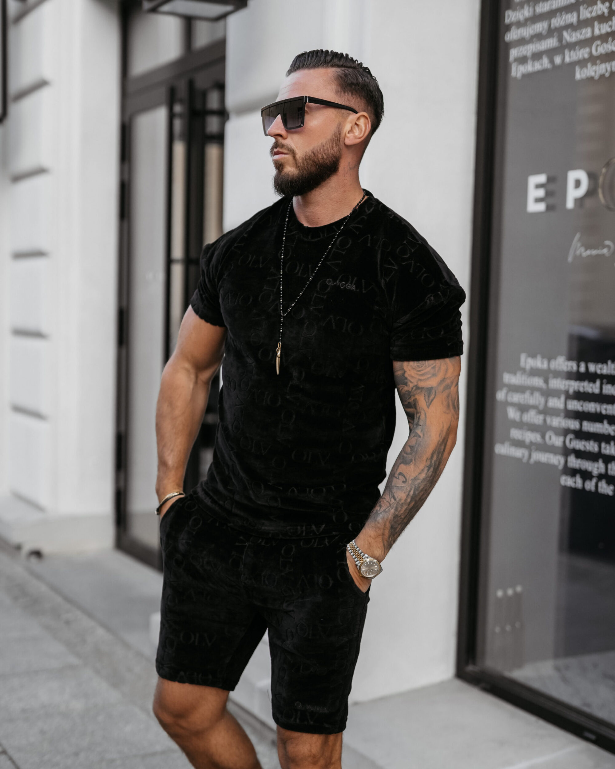 Komplet męski ETENI 2025 Czarny