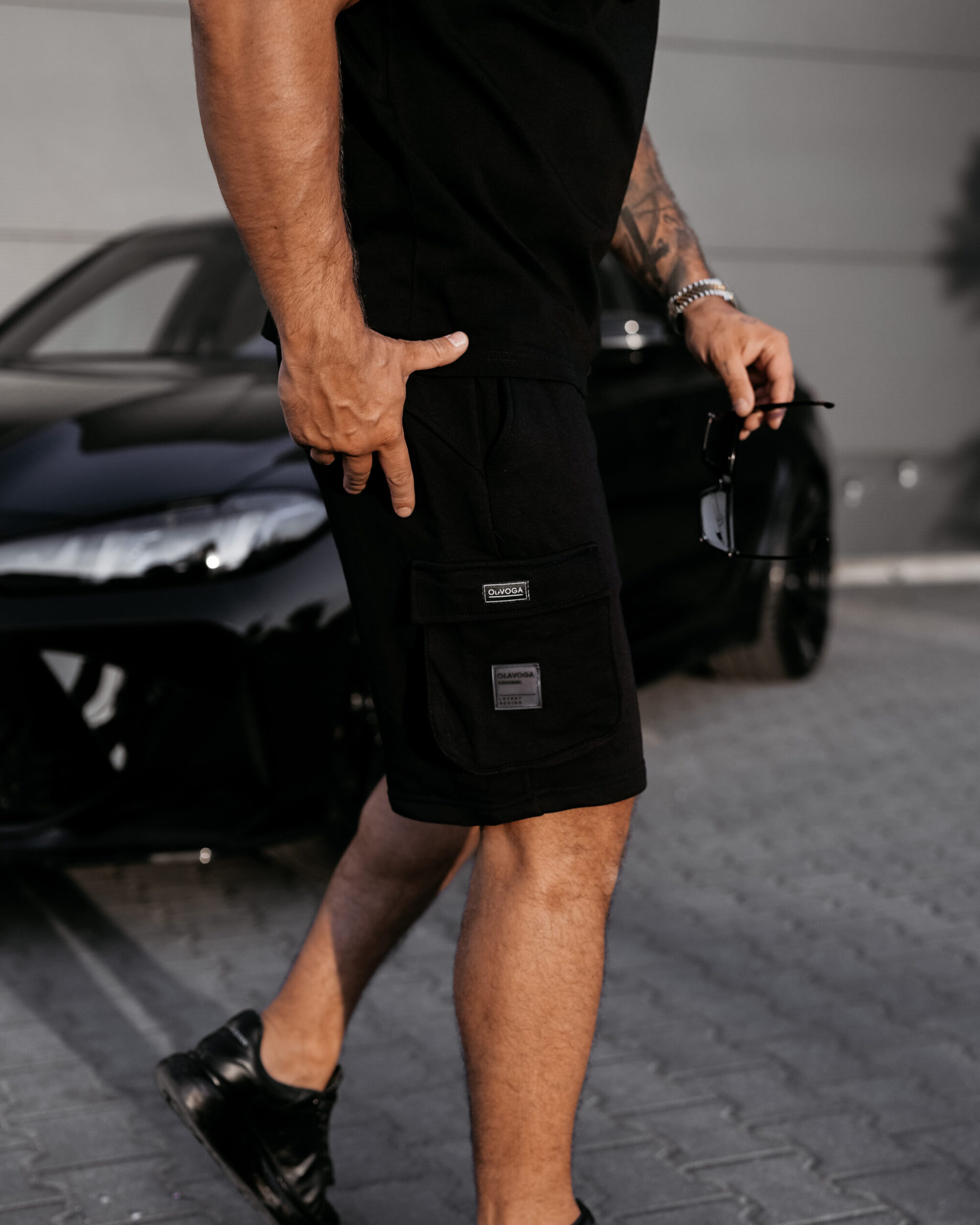 spodenki TAFA305 Spodenki męskie TAFA 2025 Czarne