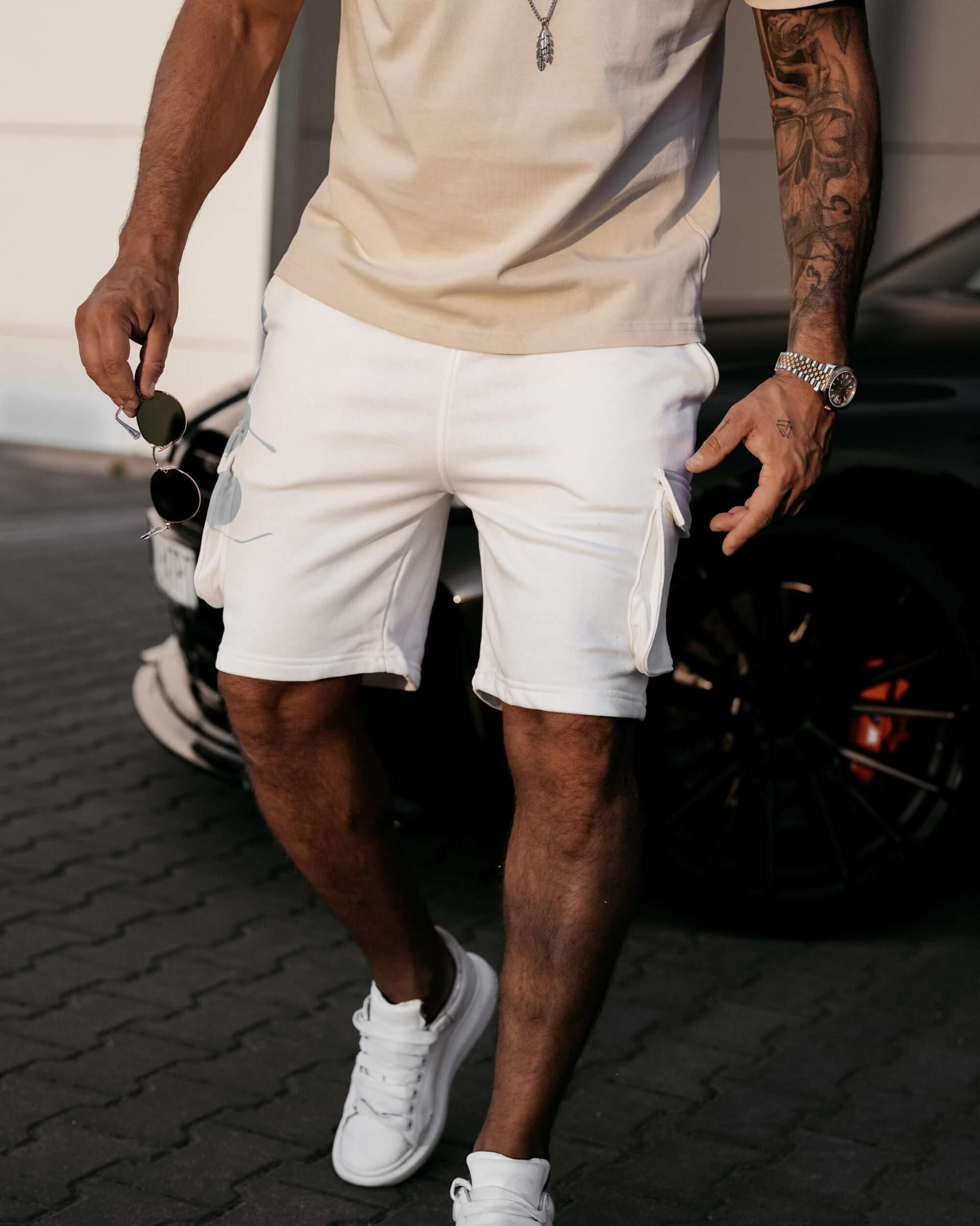 spodenki TAFA307 Spodenki męskie TAFA 2025 Ecru