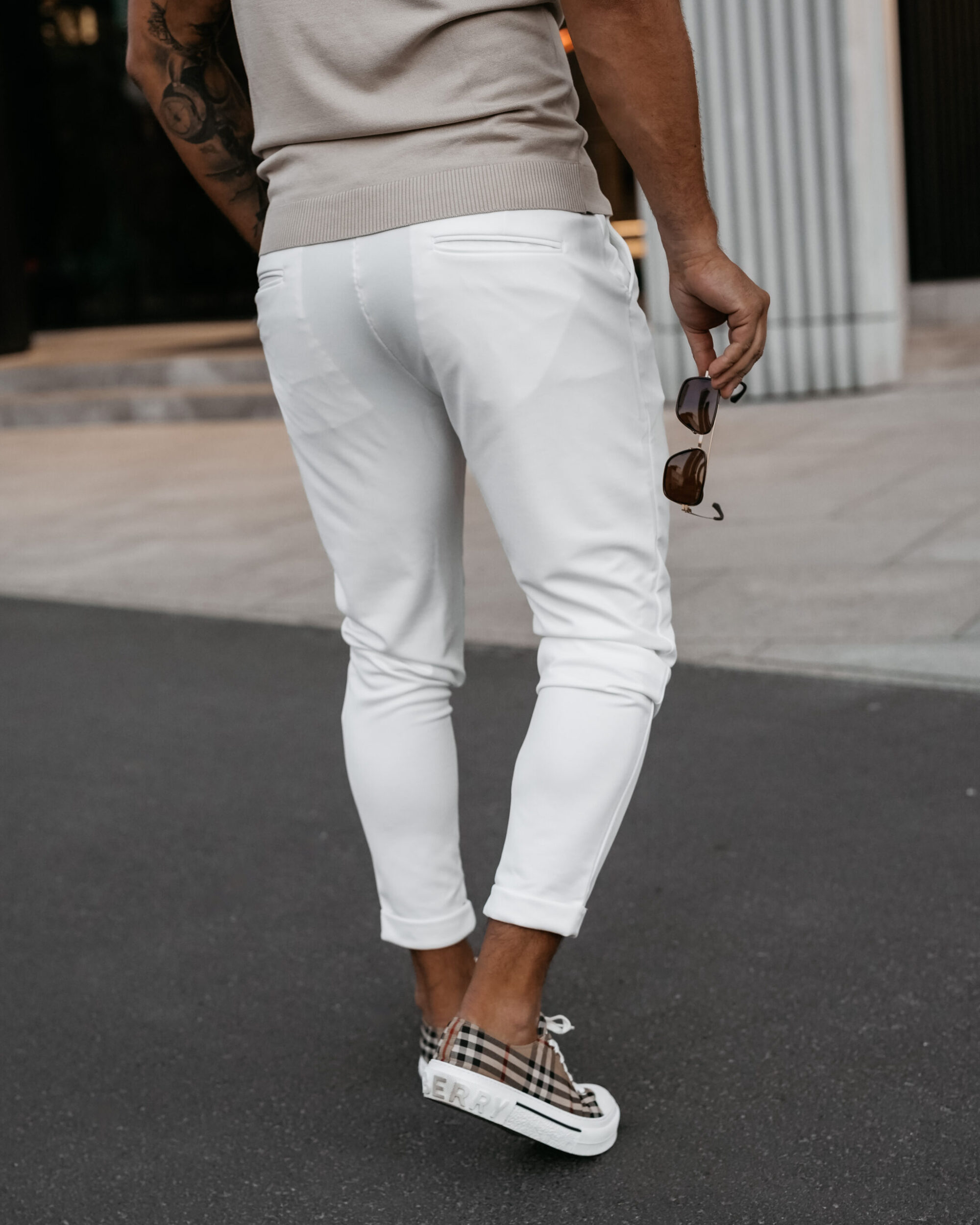 Spodnie męskie ARIALIERY 2025 Ecru