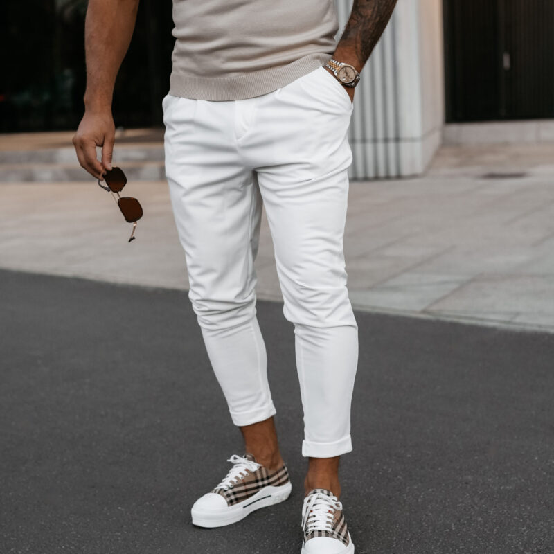 Spodnie męskie ARIALIERY 2025 Ecru