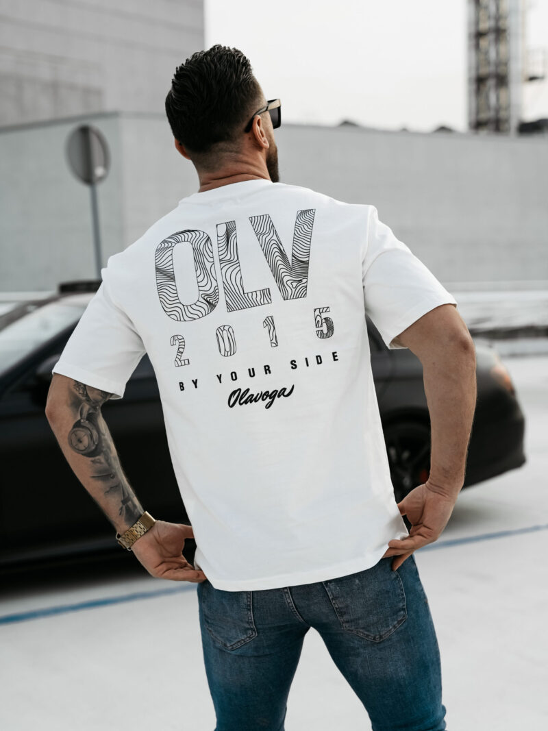 T-Shirt męski BAKAR 2025 Ecru