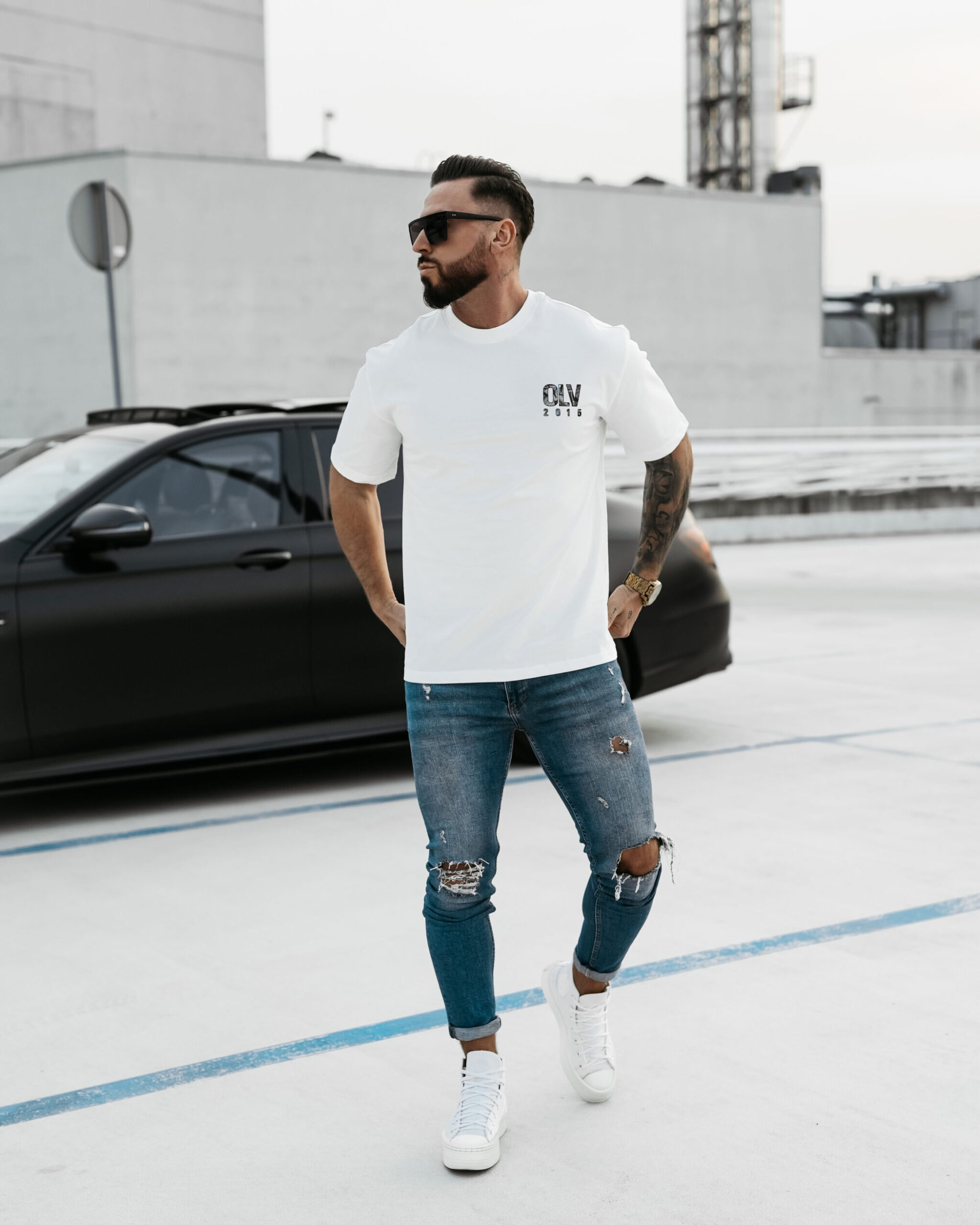 t-shirt BAKAR 752 T-Shirt męski BAKAR 2025 Ecru