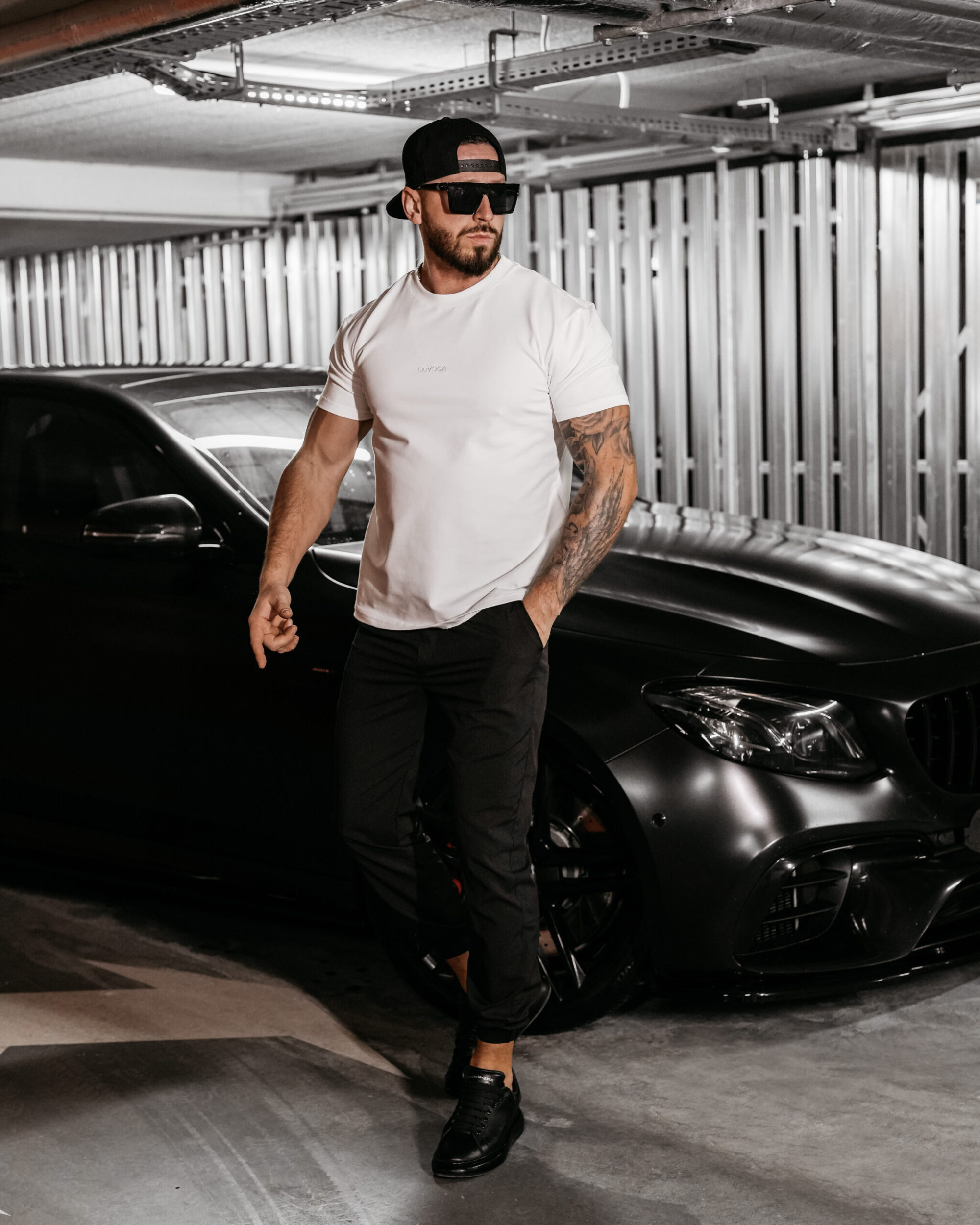 T-Shirt męski BERGO 2025 Ecru