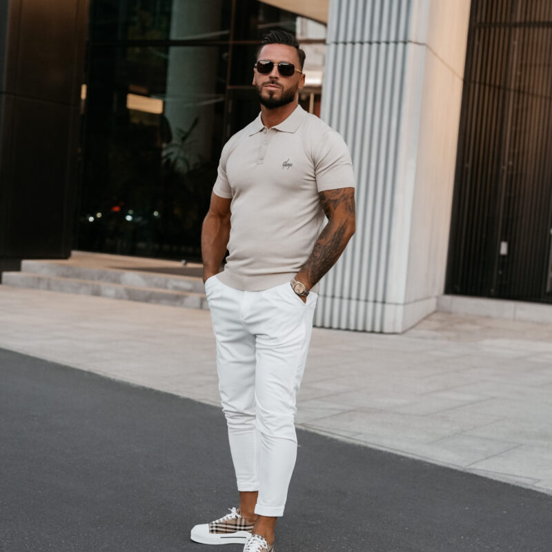 Spodnie męskie ARIALIERY 2025 Ecru