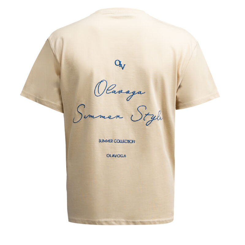 BLUE HARMONY beż (2) T-shirt męski BLUE HARMONY 2025 Beżowy