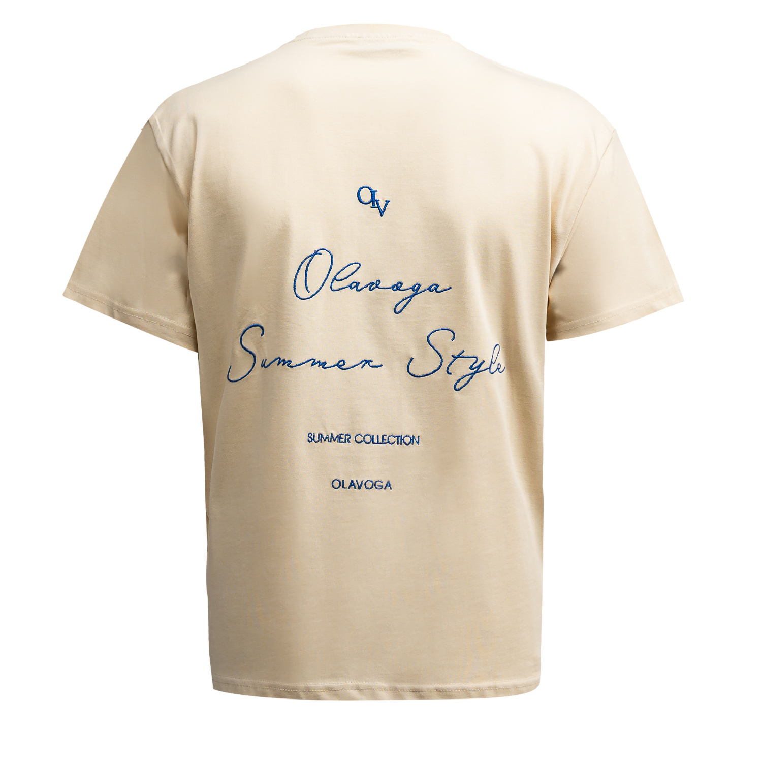 BLUE HARMONY beż (2) T-shirt męski BLUE HARMONY 2025 Beżowy