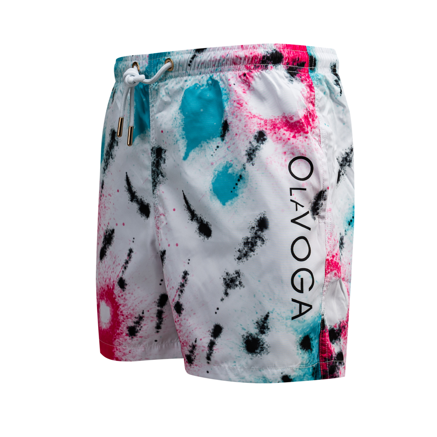 Kąpielówki męskie FUNKY 2025 Białe