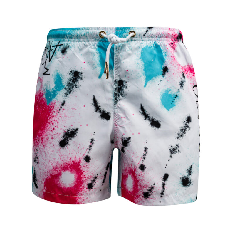 Kąpielówki męskie FUNKY 2025 Białe