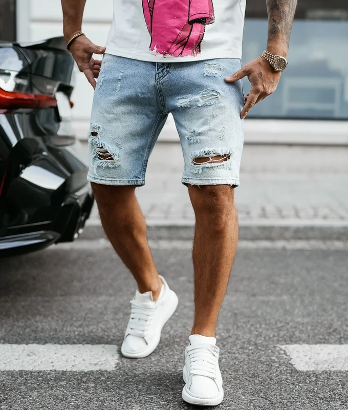 IMG_1637 Spodenki męskie DRIFT 2025 Niebieskie