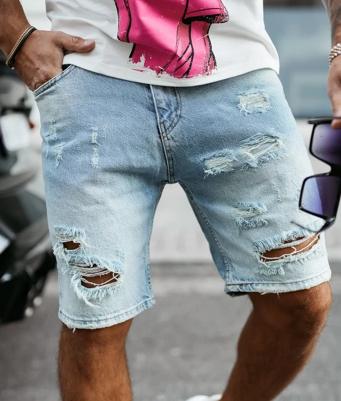 IMG_1638 Spodenki męskie DRIFT 2025 Niebieskie