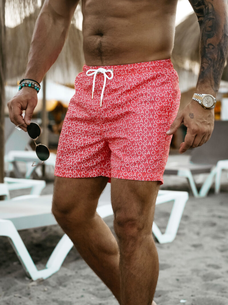 Kąpielówki męskie COOLER 2025 Neon Pomarańcz