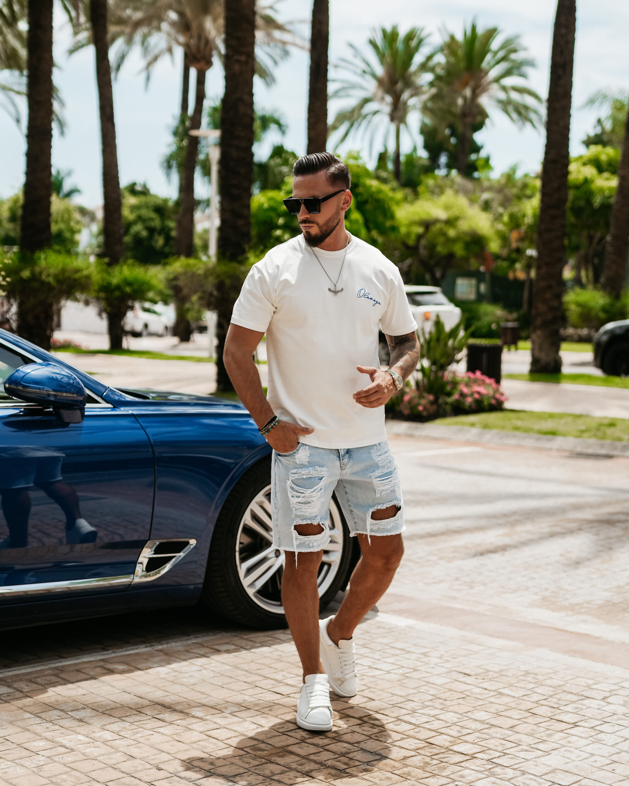 T-shirt męski BLUE HARMONY 2025 Ecru