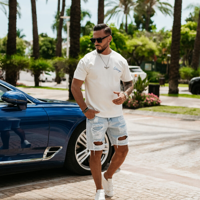 T-shirt męski BLUE HARMONY 2025 Ecru