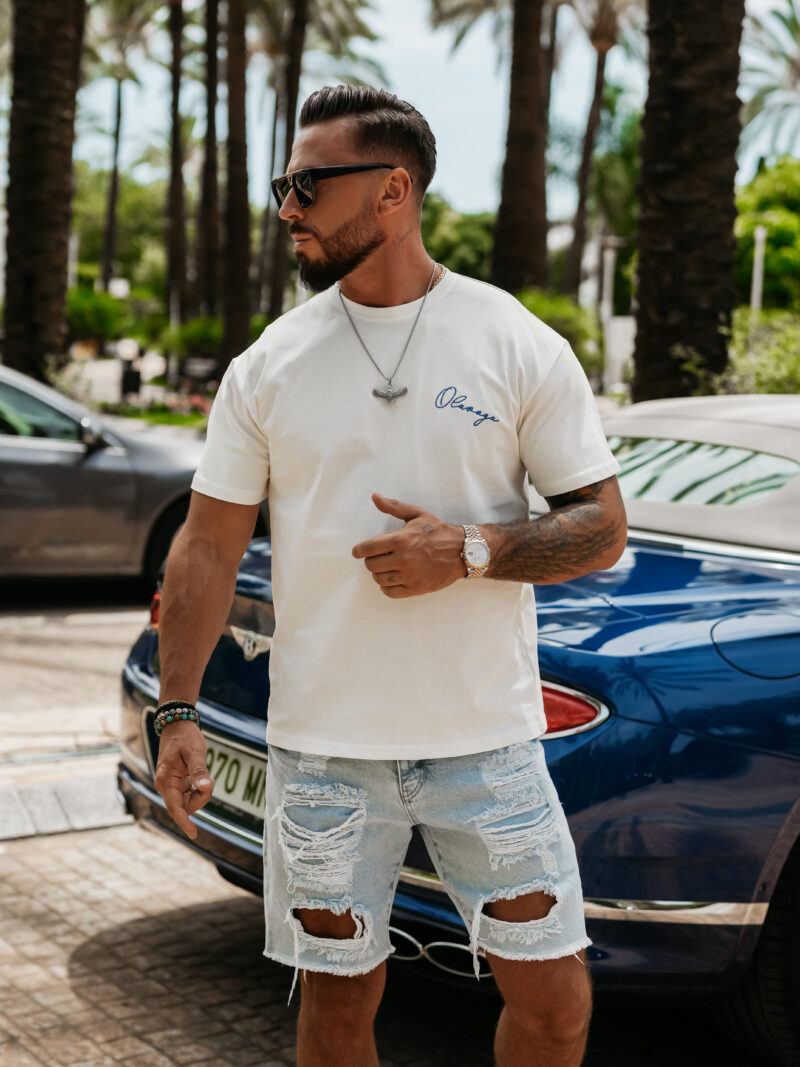 T-shirt męski BLUE HARMONY 2025 Ecru