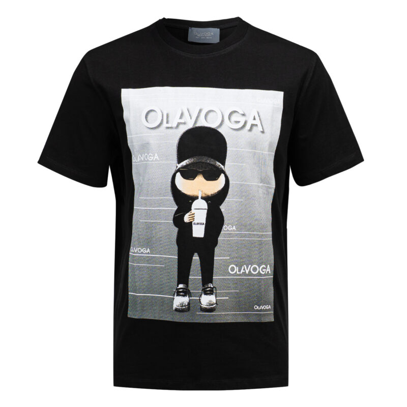 T-shirt męski BALMA 2025 Czarny