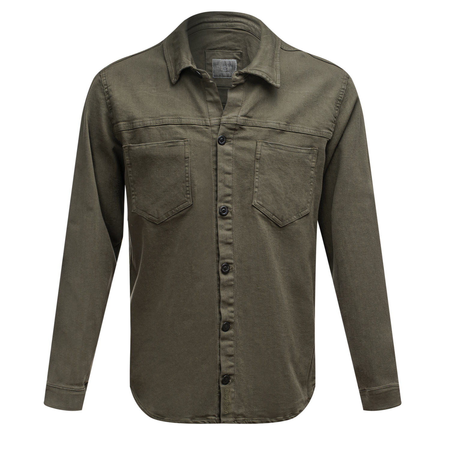 Koszula męska GIACCA 2025 Khaki