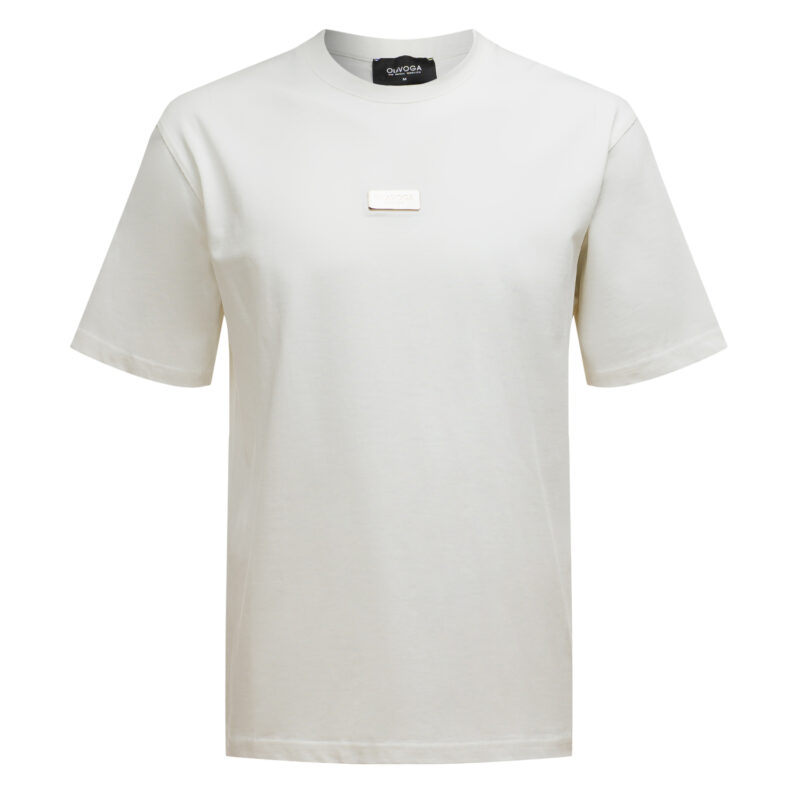 GOLDEN ecru T-shirt męski GOLDEN 2025 Ecru