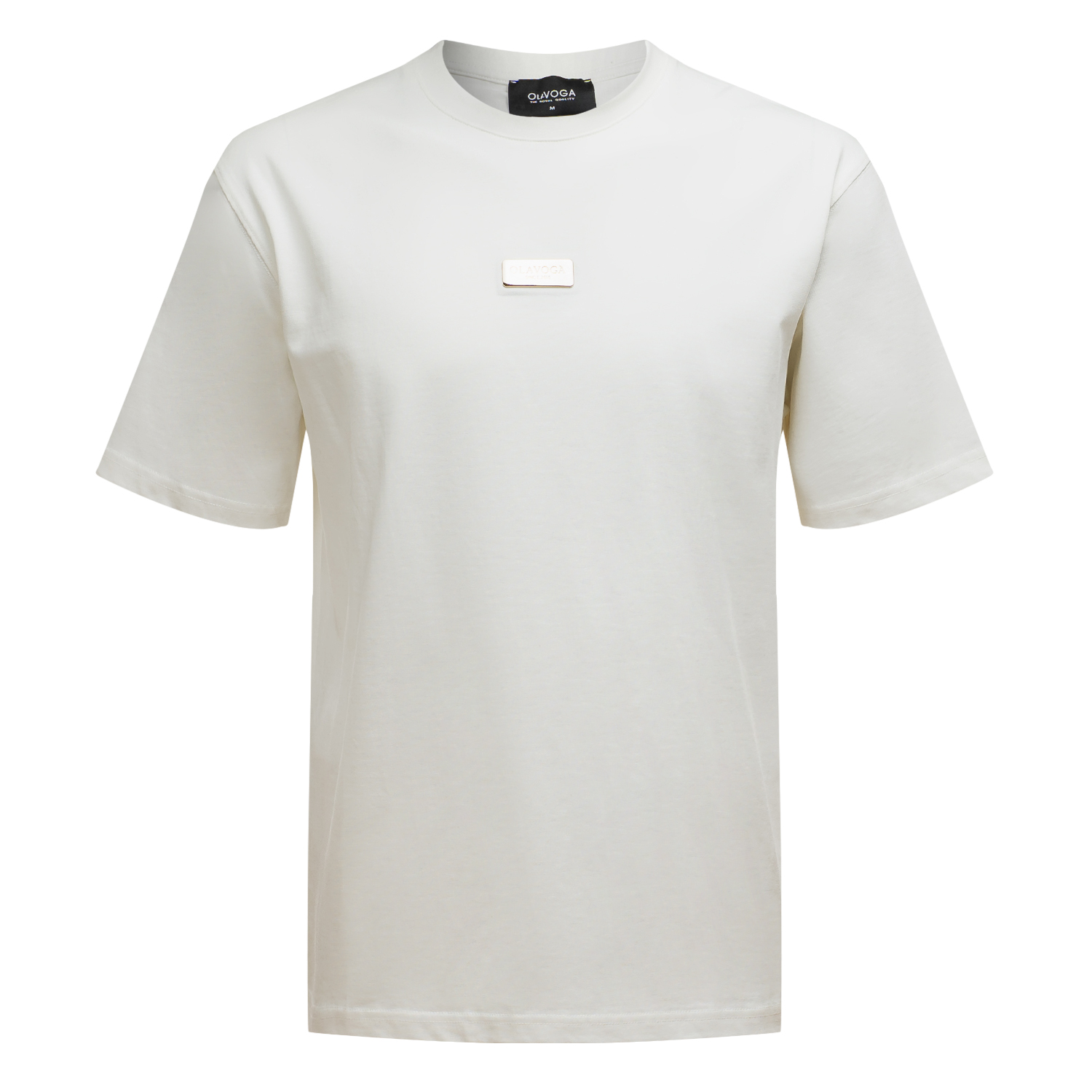 GOLDEN ecru T-shirt męski GOLDEN 2025 Ecru