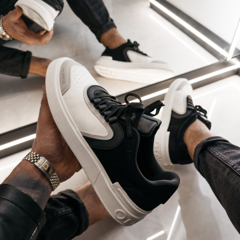 Buty męskie JANK 2026 Black + Grey