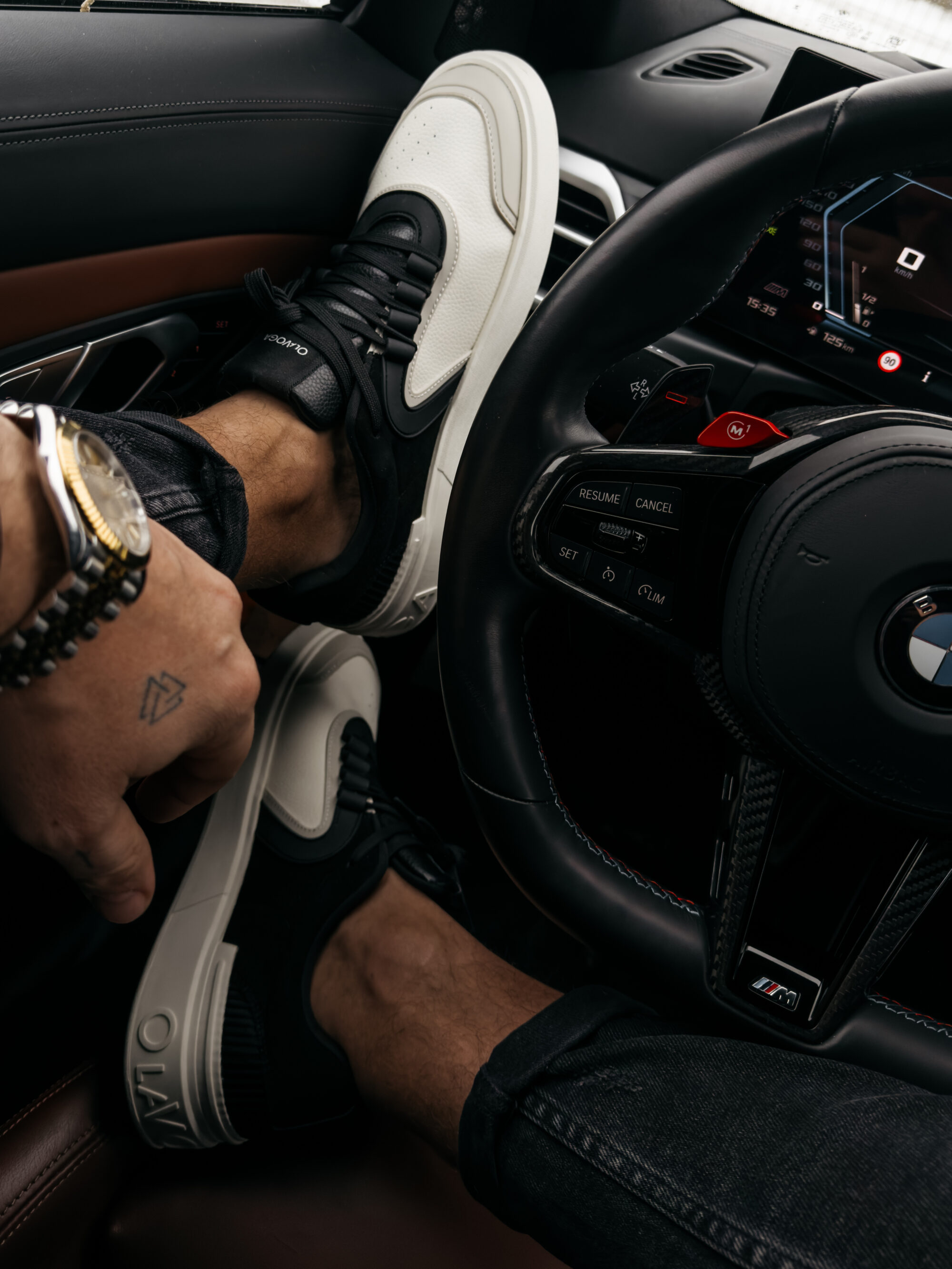 Buty męskie JANK 2026 Black + Grey