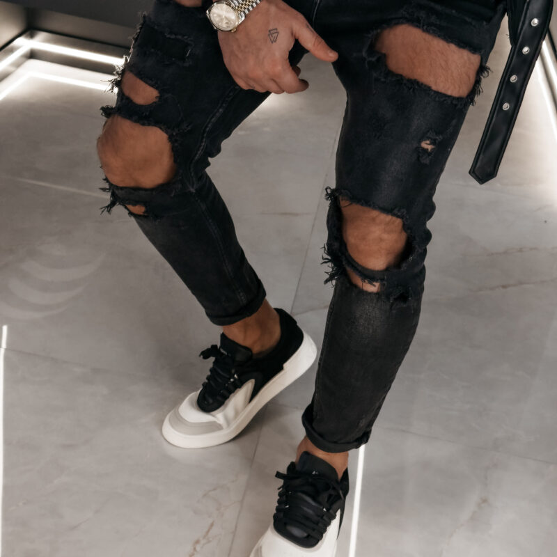 Buty męskie JANK 2026 Black + Grey