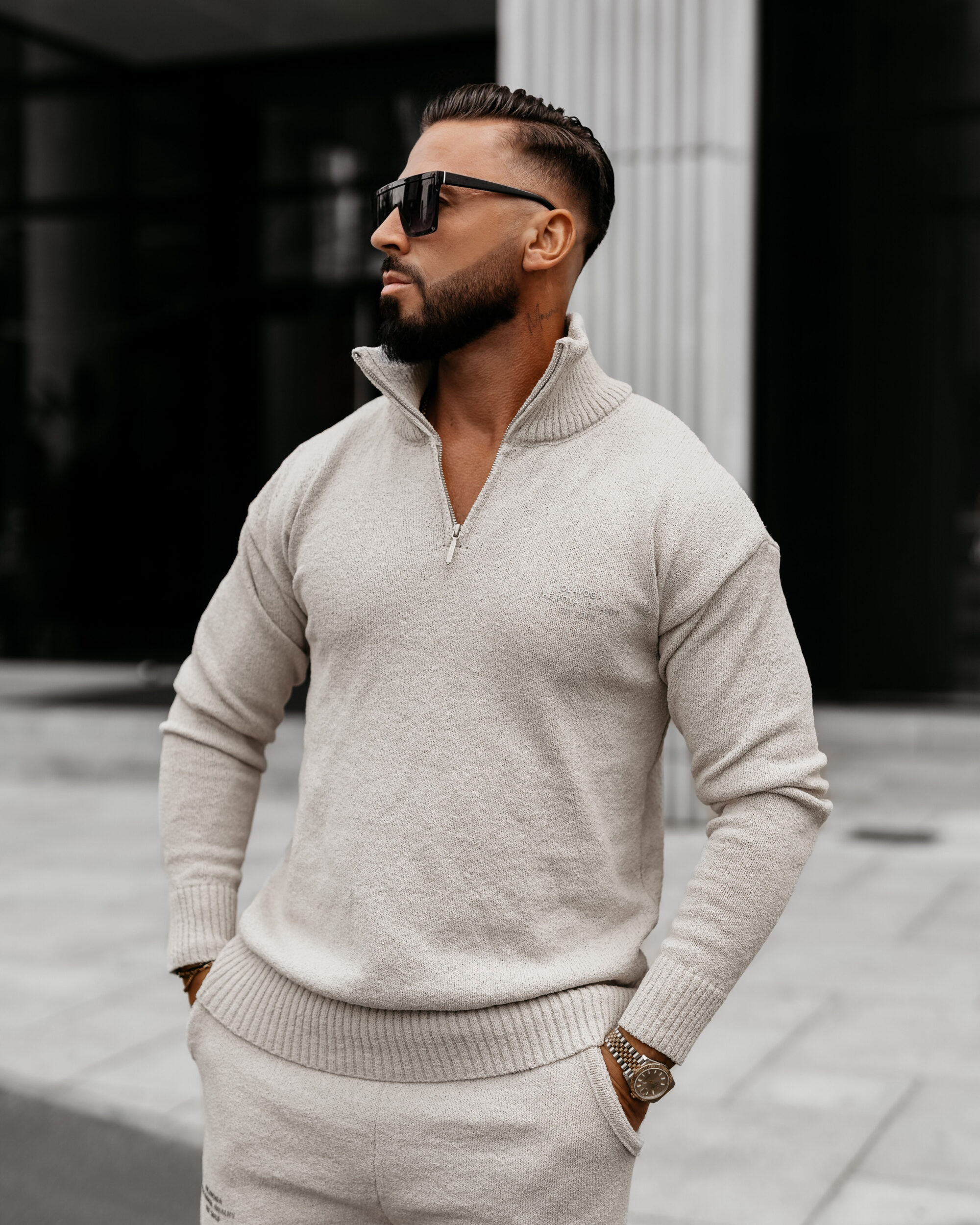 komplet OLLAN 864 Komplet męski OLLAN 2025 Szary