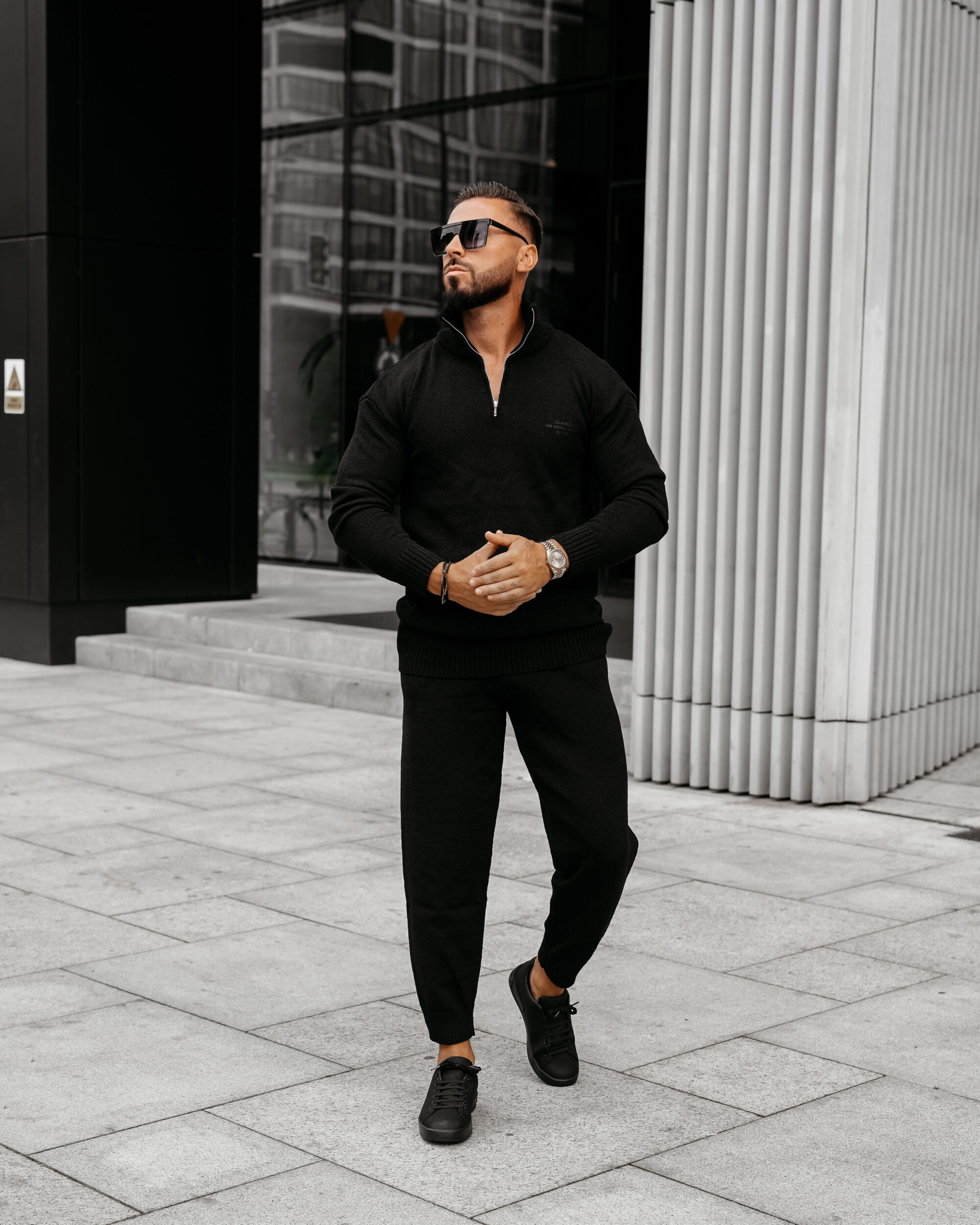 Komplet męski OLLAN 2025 Czarny