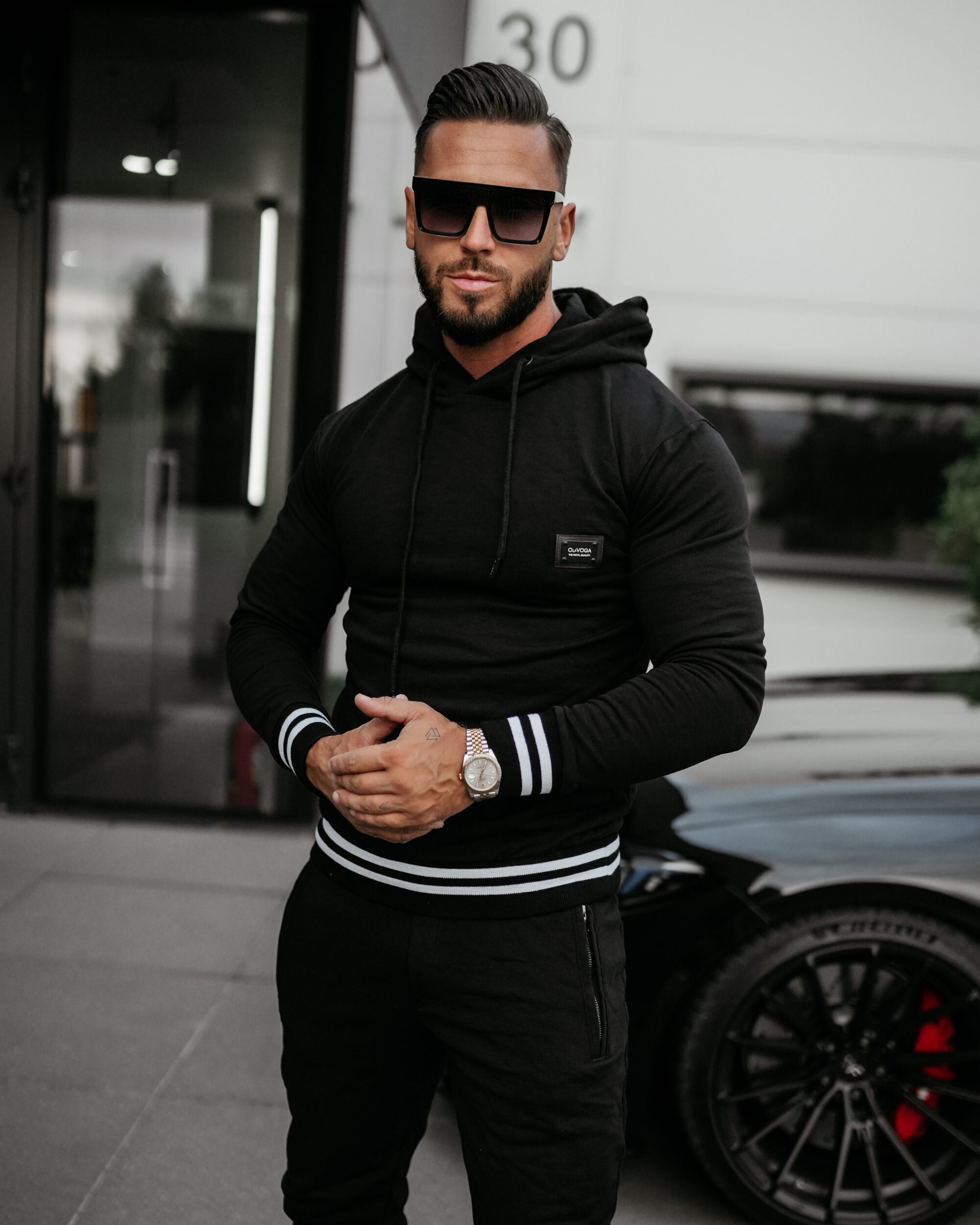 Komplet męski VEAR 2025 Czarny