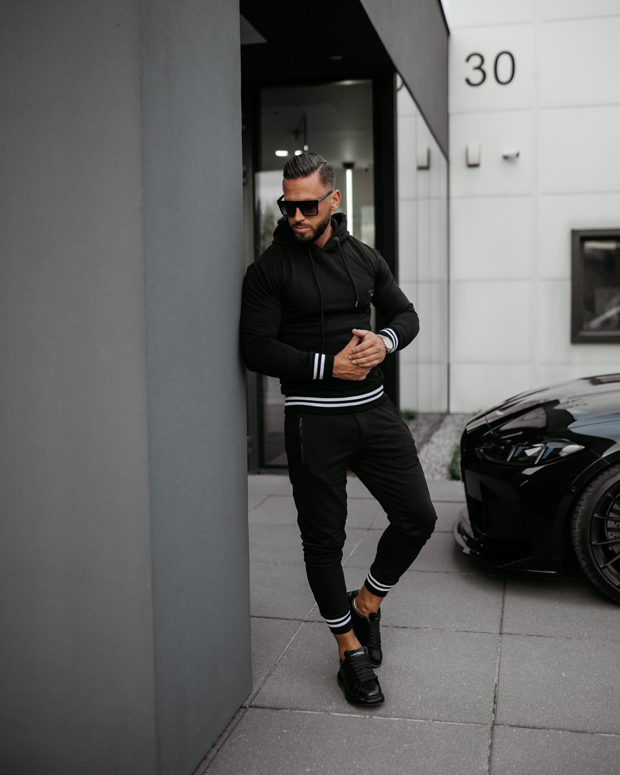 Komplet męski VEAR 2025 Czarny