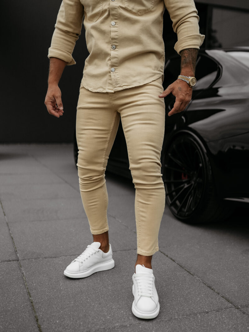 Spodnie męskie TOLON 2025 Ciemny Beż