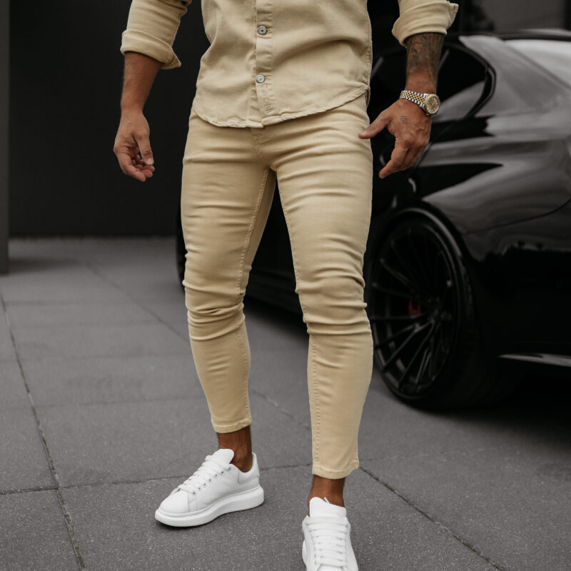 Spodnie męskie TOLON 2025 Ciemny Beż