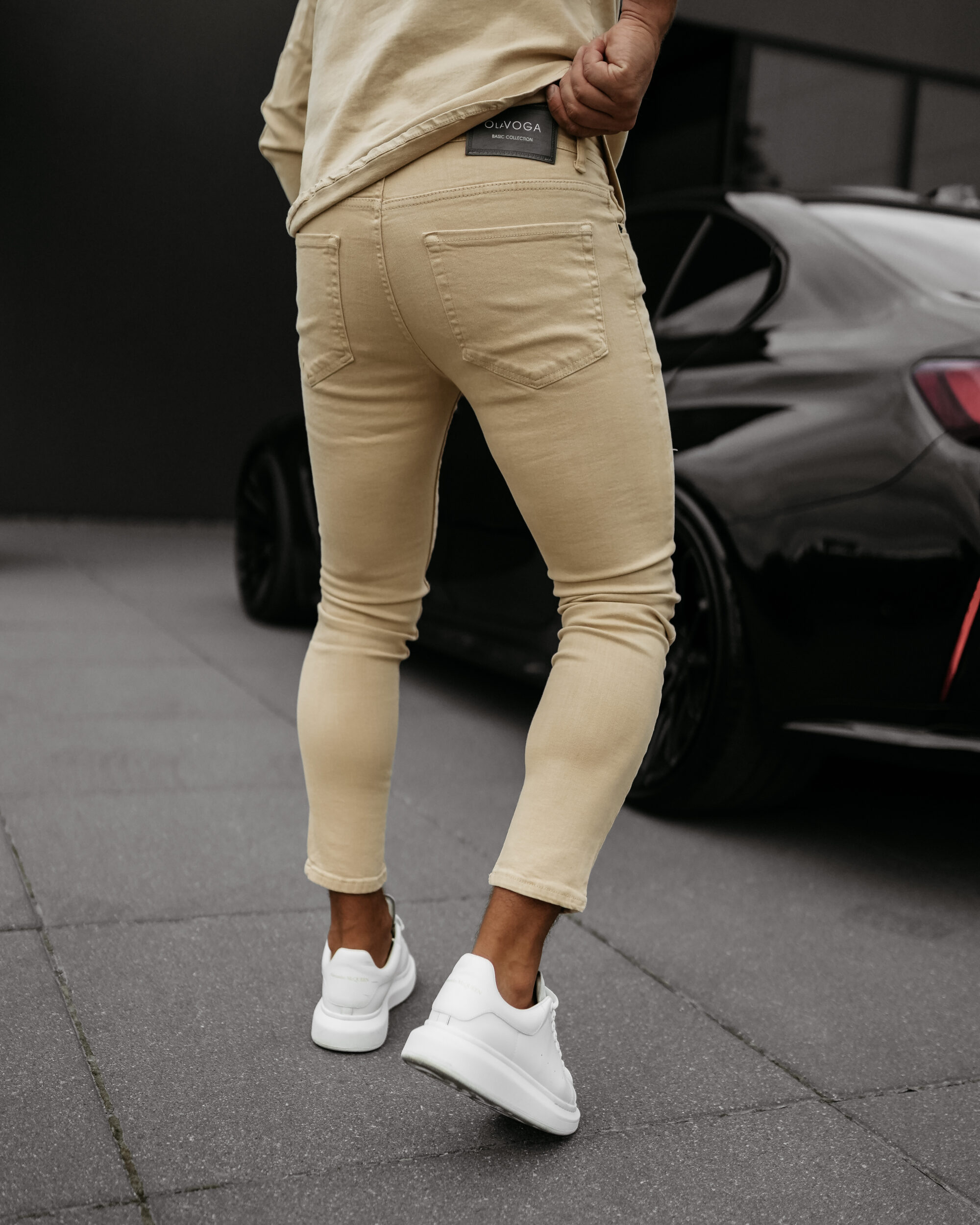 Spodnie męskie TOLON 2025 Ciemny Beż