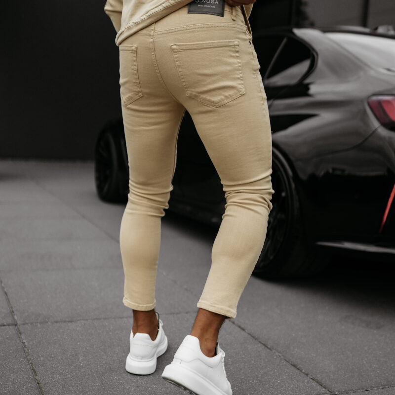 Spodnie męskie TOLON 2025 Ciemny Beż