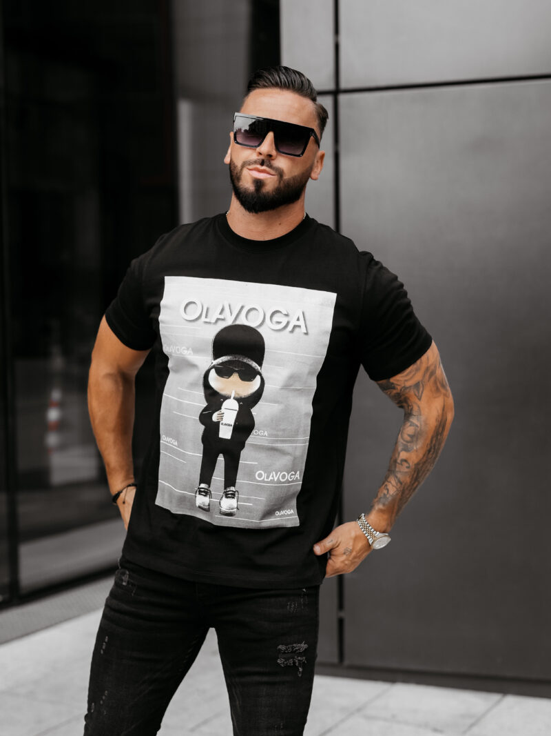 T-shirt męski BALMA 2025 Czarny