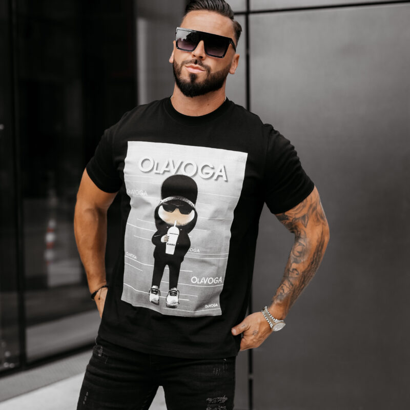 T-shirt męski BALMA 2025 Czarny