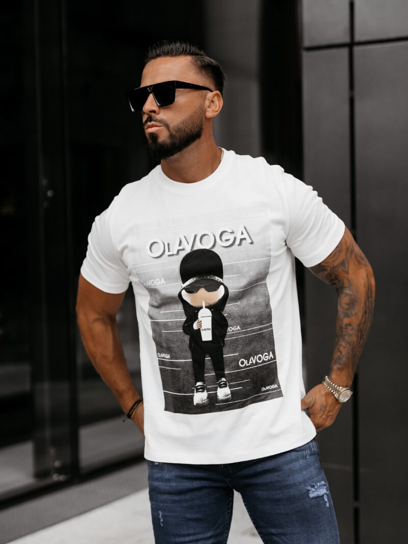 T-shirt męski BALMA 2025 Ecru