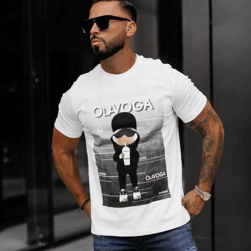 T-shirt męski BALMA 2025 Ecru