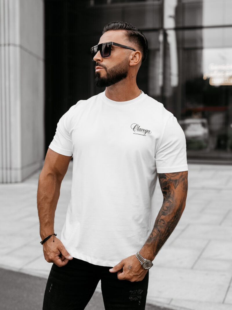 T-shirt męski SORO 2025 Ecru