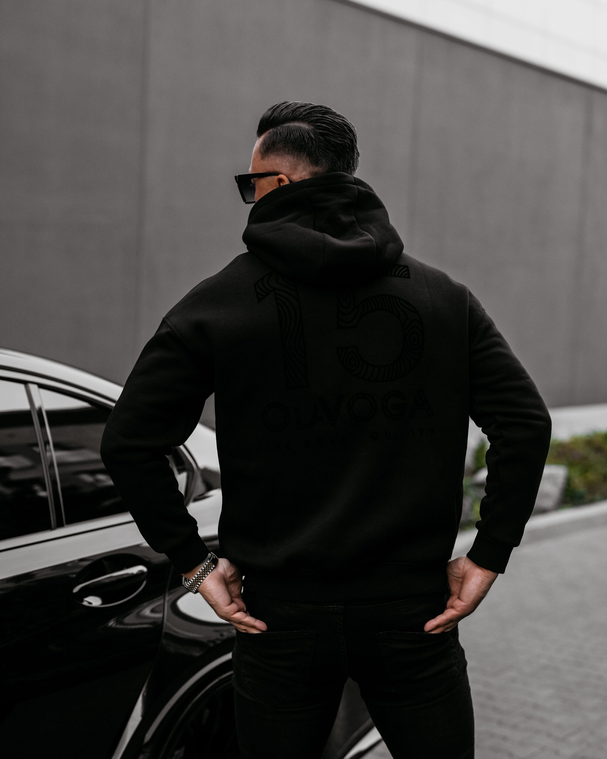 Bluza męska VITREGNO 2025 Czarna