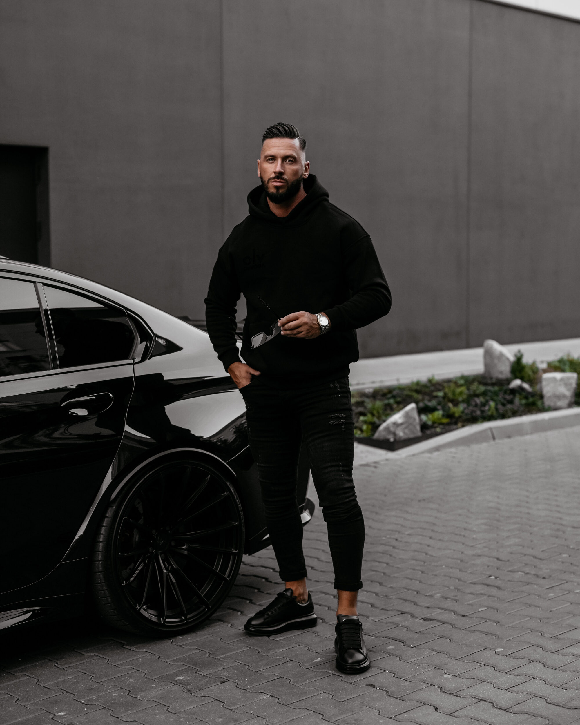 Bluza męska VITREGNO 2025 Czarna