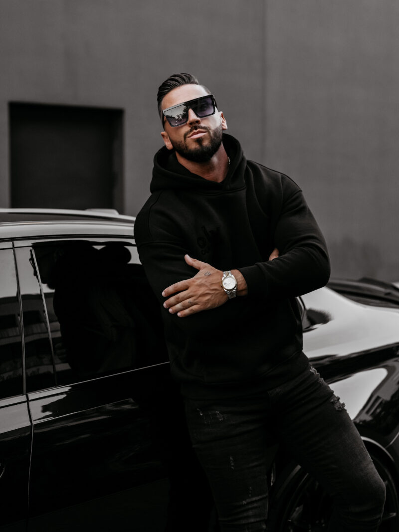 Bluza męska VITREGNO 2025 Czarna