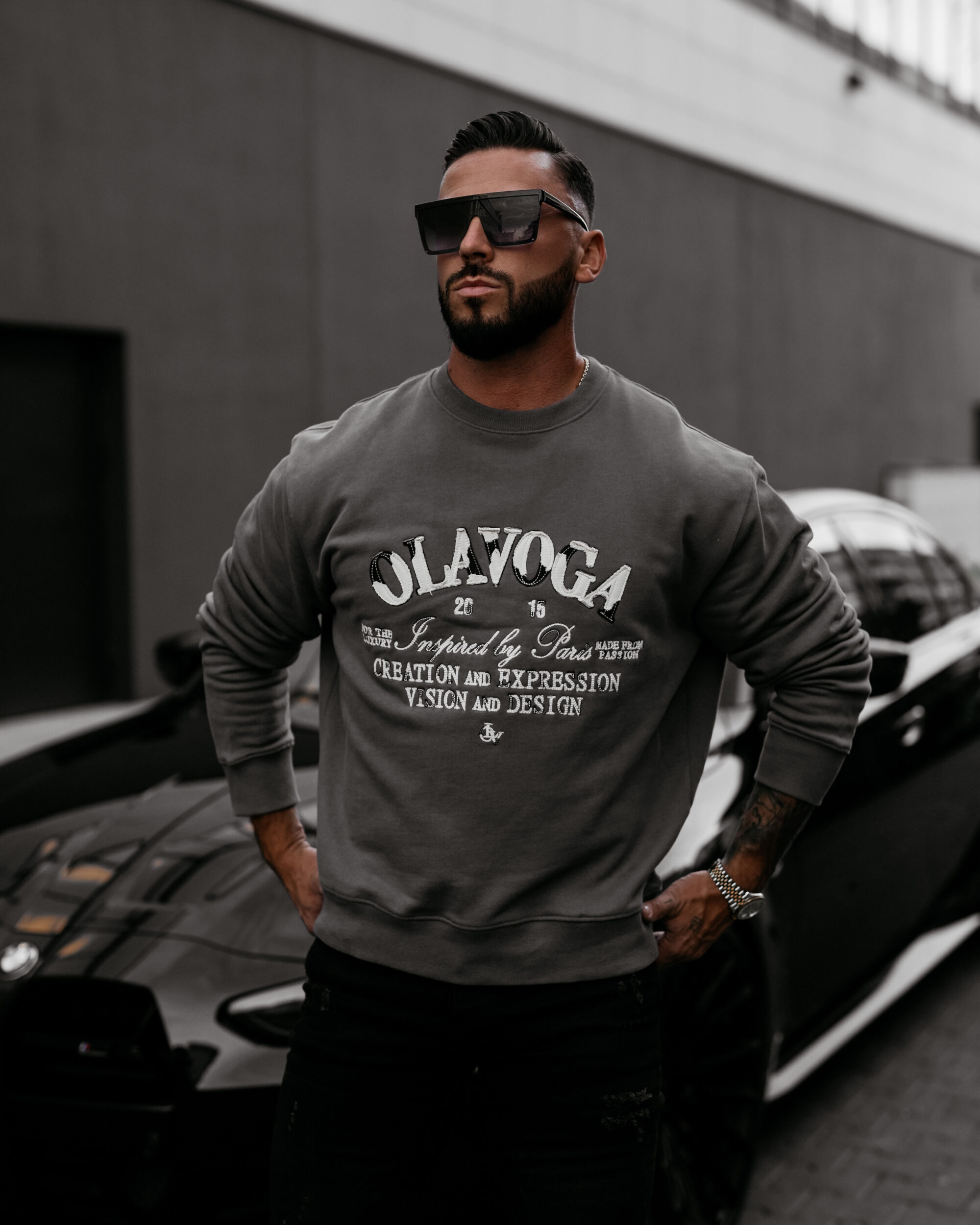 IMG_6239 Bluza męska VIROUS 2025 Grafitowa