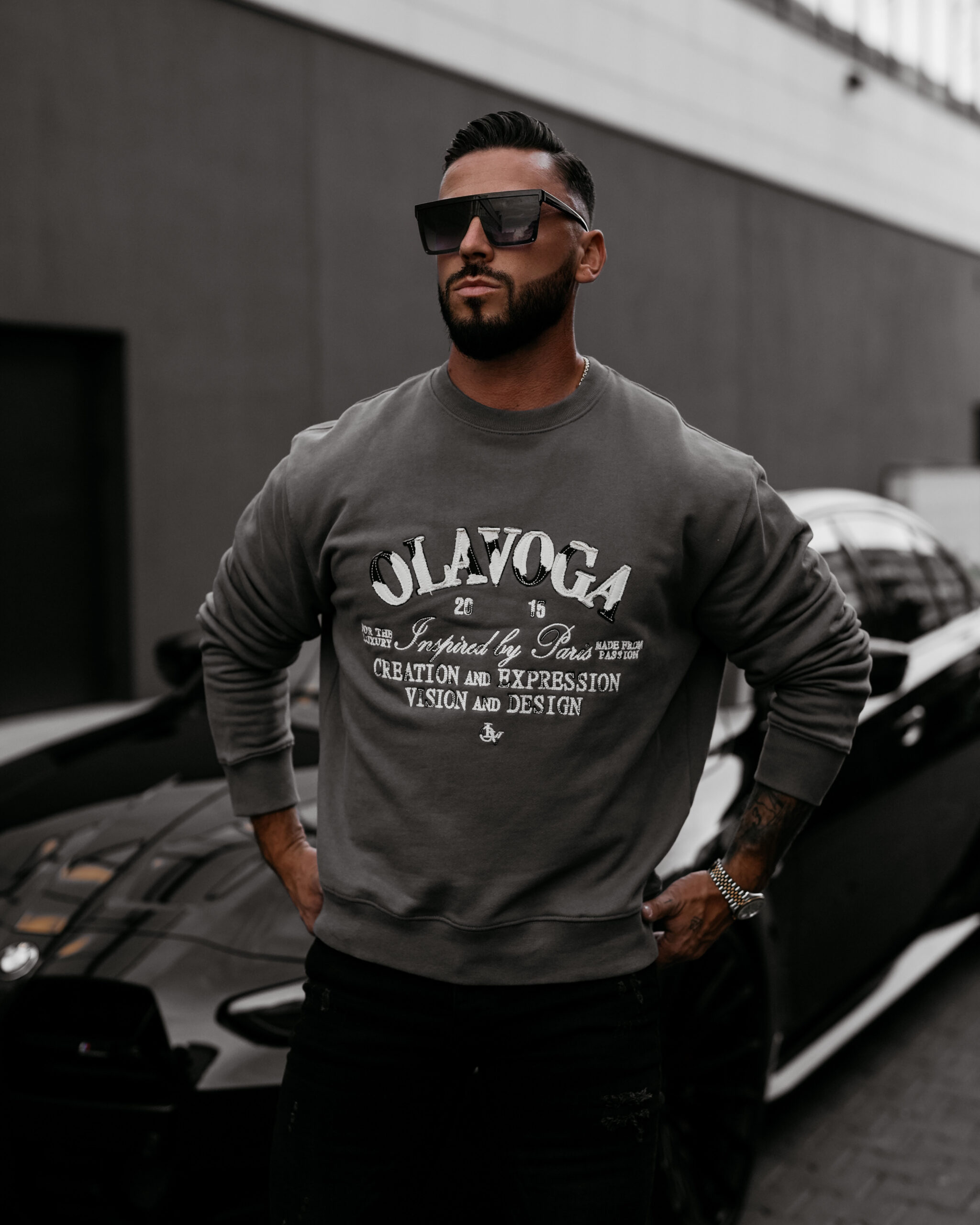 IMG_6239 Bluza męska VIROUS 2025 Grafitowa