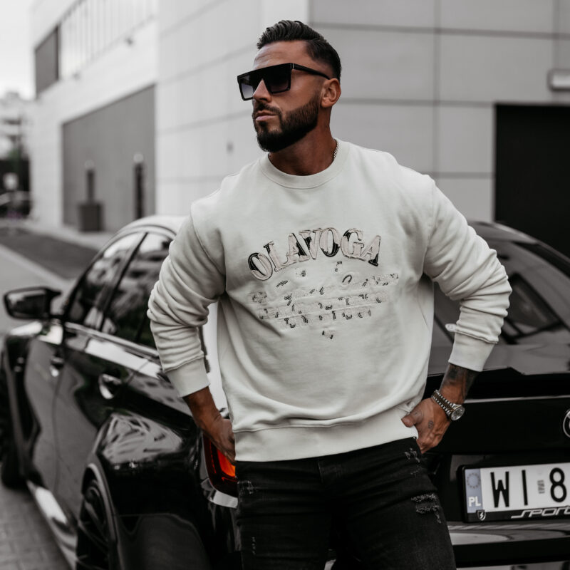 IMG_6243 Bluza męska VIROUS 2025 Beżowa