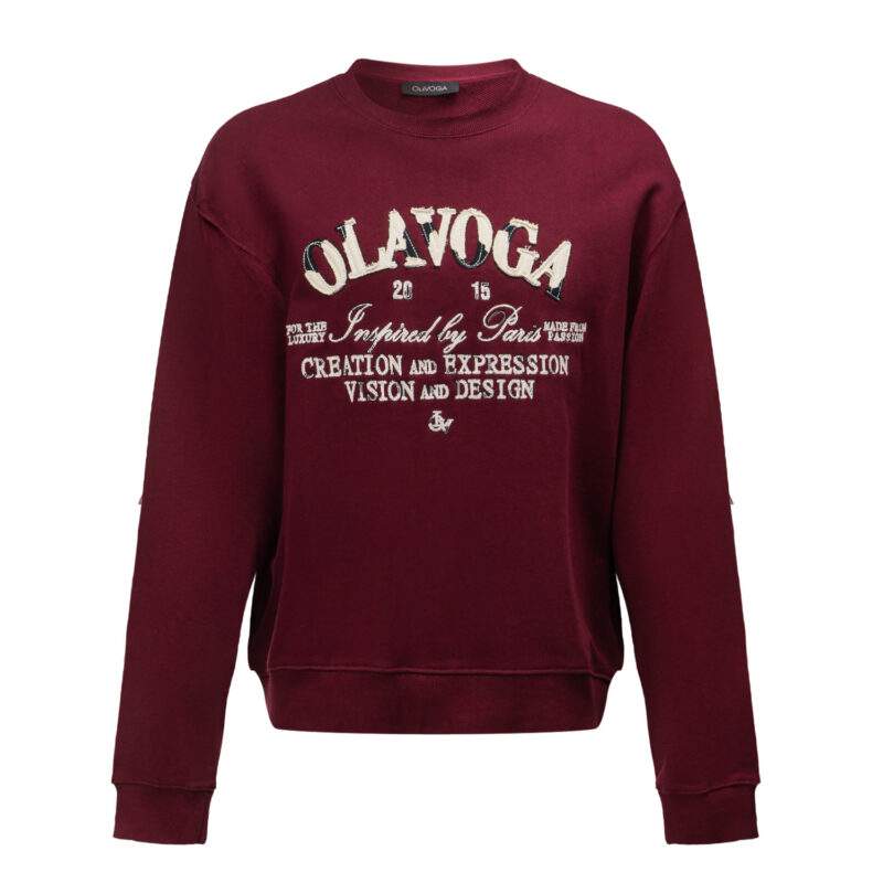 Bluza męska VIROUS 2025 Burgundowa